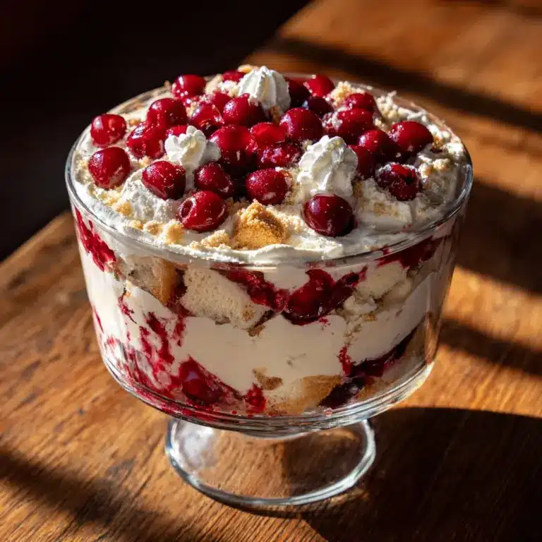 Cherry Cheesecake Trifle: A Delicious & Easy Dessert Recipe