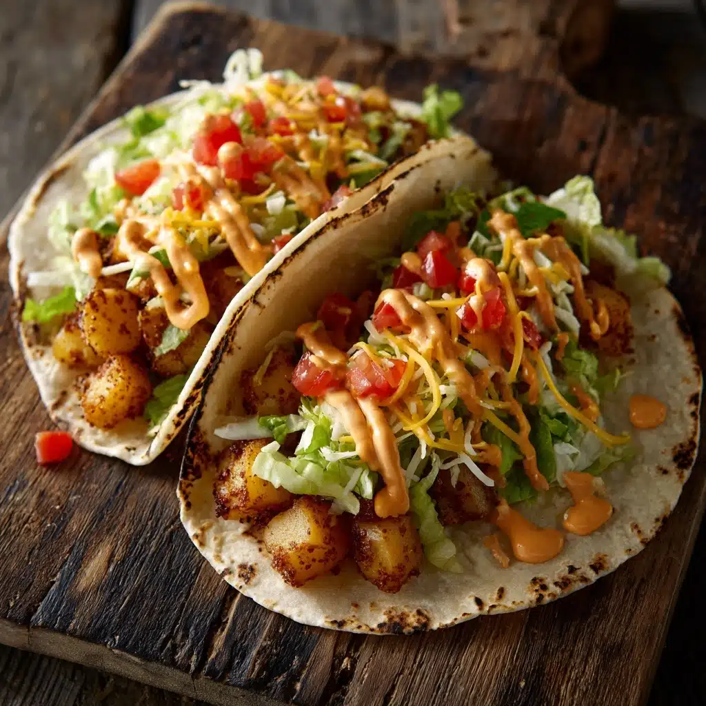 Spicy Potato Soft Taco Recipe - Recipe Image