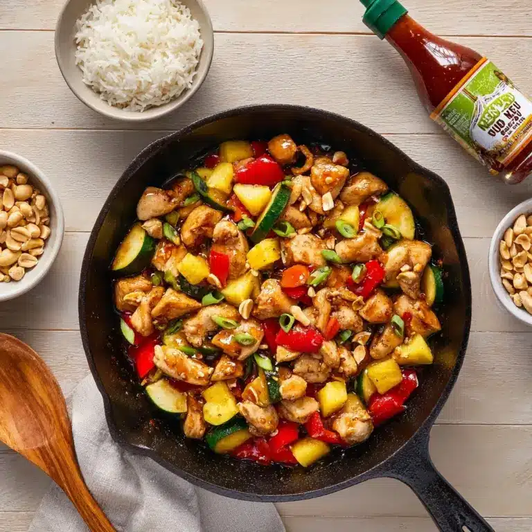 Easy Weeknight Kung Pao Pineapple Chicken Stir Fry Recipe
