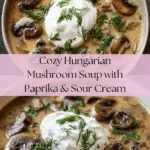 Hungarian Mushroom Soup Recipe