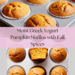 Moist Greek Yogurt Pumpkin Muffins Recipe