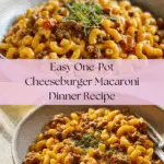 One-Pot Cheeseburger Macaroni Recipe