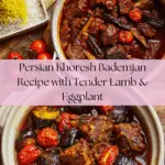 Khoresh Bademjan (Persian Eggplant Stew) Recipe