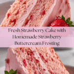 Fresh Strawberry Cake With Strawberry Buttercream Recipe
