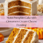 Pumpkin Cake with Cinnamon Cream Cheese Frosting Recipe