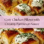 Chicken Pillows with Creamy Parmesan Sauce for Cozy Nights Recipe
