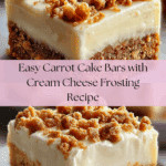 Decadent Carrot Cake Bars with Cream Cheese Frosting Recipe
