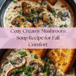 Creamy Mushroom Soup Recipe - Perfect Comfort Food Recipe