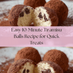 10 Minute Tiramisu Balls: Quick and Delicious Treats Recipe
