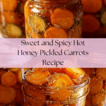 Hot Honey Pickled Carrots: A Sweet and Spicy Delight! Recipe