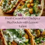 Cucumber Chickpea Pita Pockets Recipe