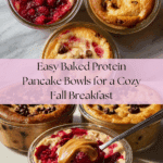 Baked Protein Pancake Bowls – Easy & High-Protein Treat Recipe