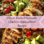 Avocado Chicken Quinoa Bowl Recipe