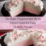 No Bake Christmas Peppermint Pie Recipe