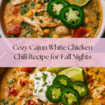 Cajun White Chicken Chili Recipe