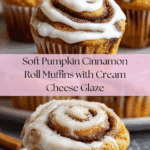 Pumpkin Cinnamon Roll Muffins Recipe