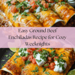 EASY GROUND BEEF ENCHILADAS Recipe
