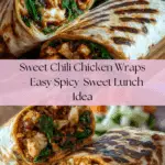 Sweet Chili Chicken Wraps: A Spicy-Sweet Lunch Favorite! Recipe