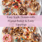 Apple Donuts with Peanut Butter Recipe