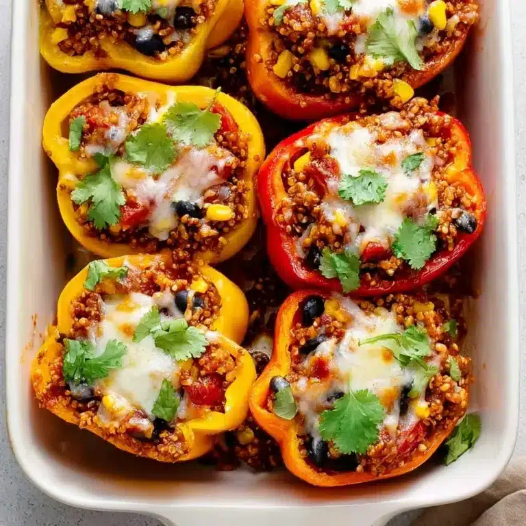 High-Protein Quinoa Stuffed Peppers Recipe
