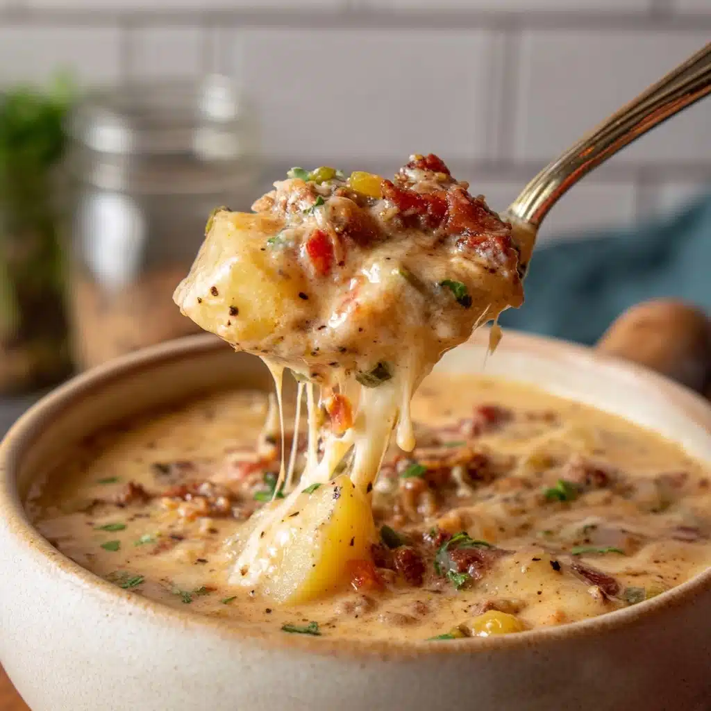 Cheesesteak Potato Soup Recipe - Recipe Image