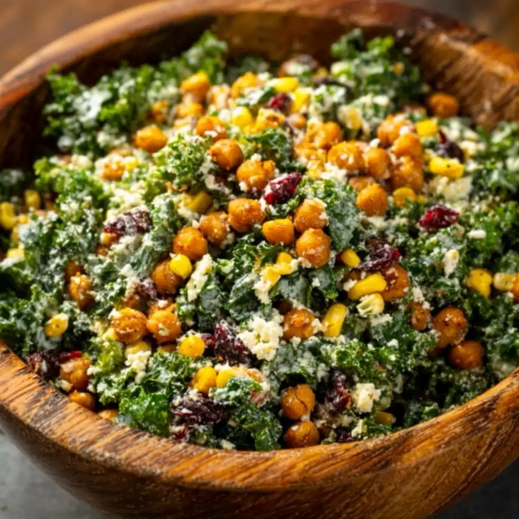 Kale and Couscous Salad With Creamy Cashew Dressing Recipe - Recipe Image