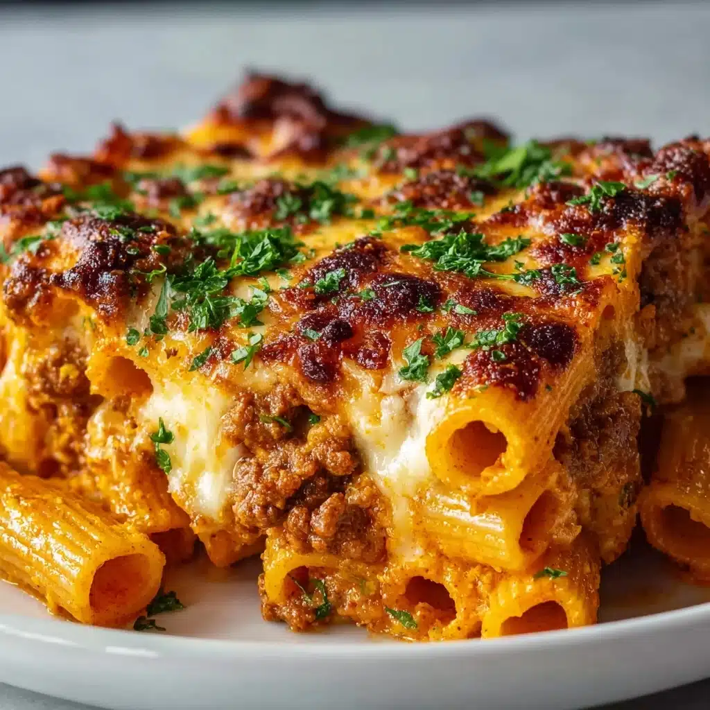 High Protein Chicken Parmesan Pasta Recipe - Recipe Image