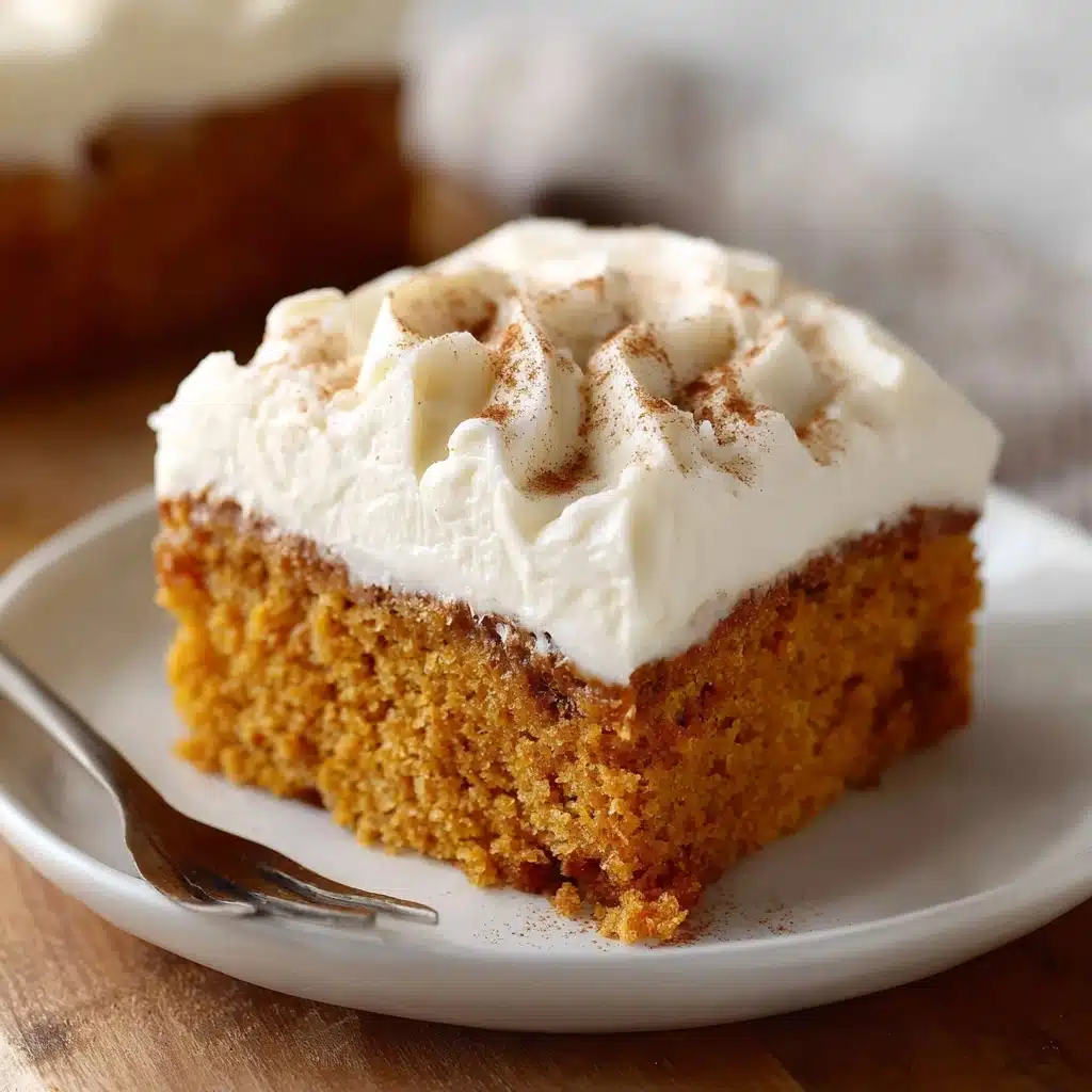 Moist Pumpkin Cake with Cream Cheese Frosting Recipe - Recipe Image