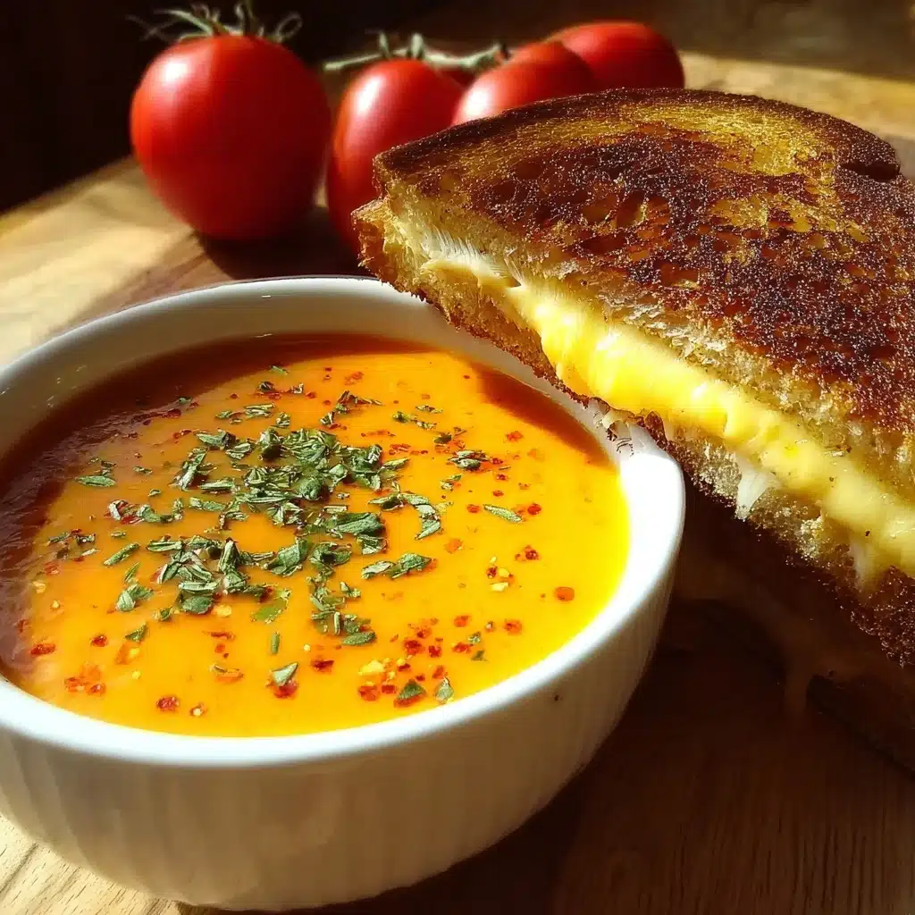 Grilled Cheese and Tomato Soup Recipe - Recipe Image