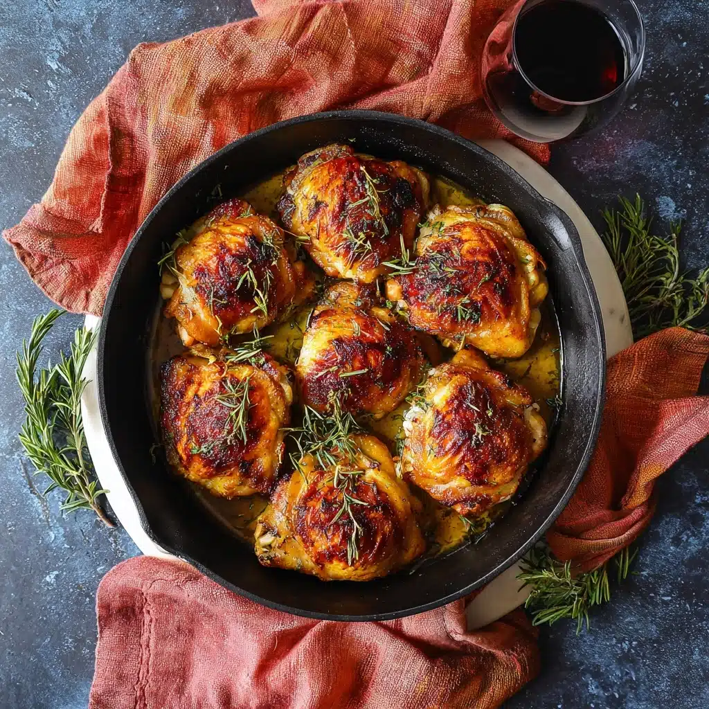 Easy Oven Chicken Thigh Recipe with Paprika & Rosemary Recipe - Recipe Image