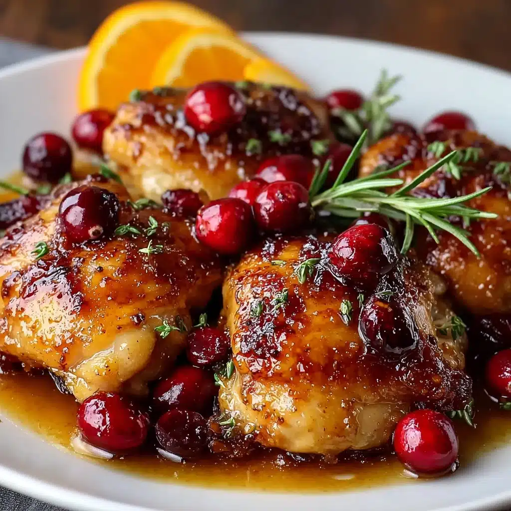 Cranberry Orange Chicken Recipe - Recipe Image