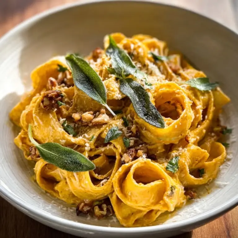 The BEST Pumpkin Pasta Recipe