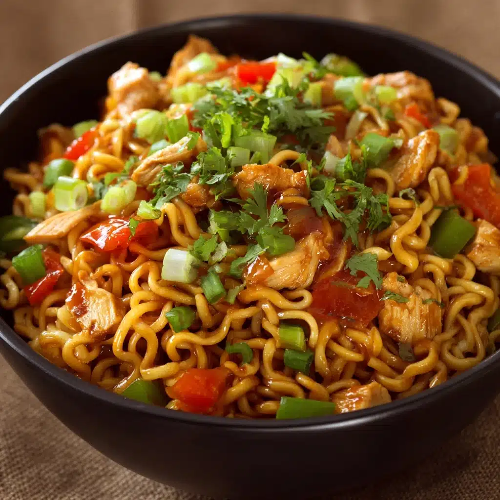 Chicken Ramen Stir Fry Recipe - Recipe Image