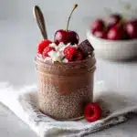 Brownie batter overnight oats Recipe