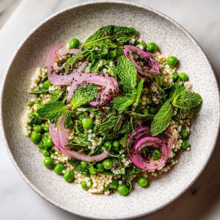 Spring Couscous Salad with Herbs, Pistachios, and Za’atar Recipe