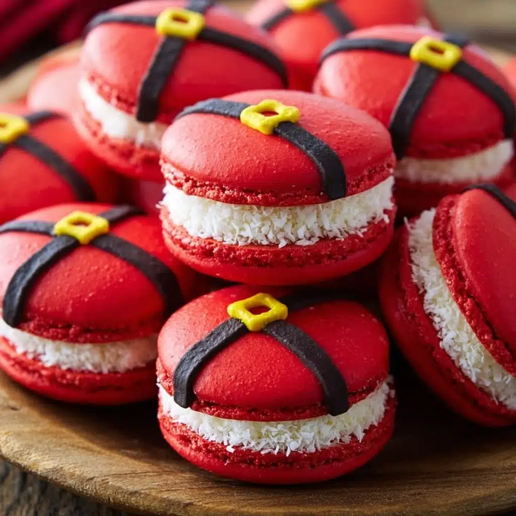 Santa Claus Macarons Recipe