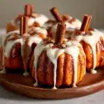 Pumpkin Shaped Cinnamon Rolls with Cream Cheese Frosting Recipe