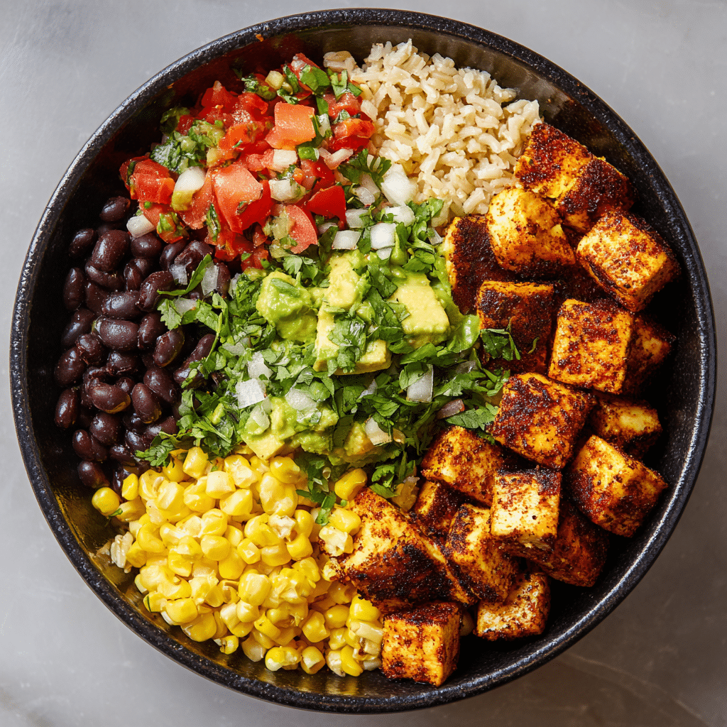 One Pan Chicken Burrito Bowl Recipe - Recipe Image