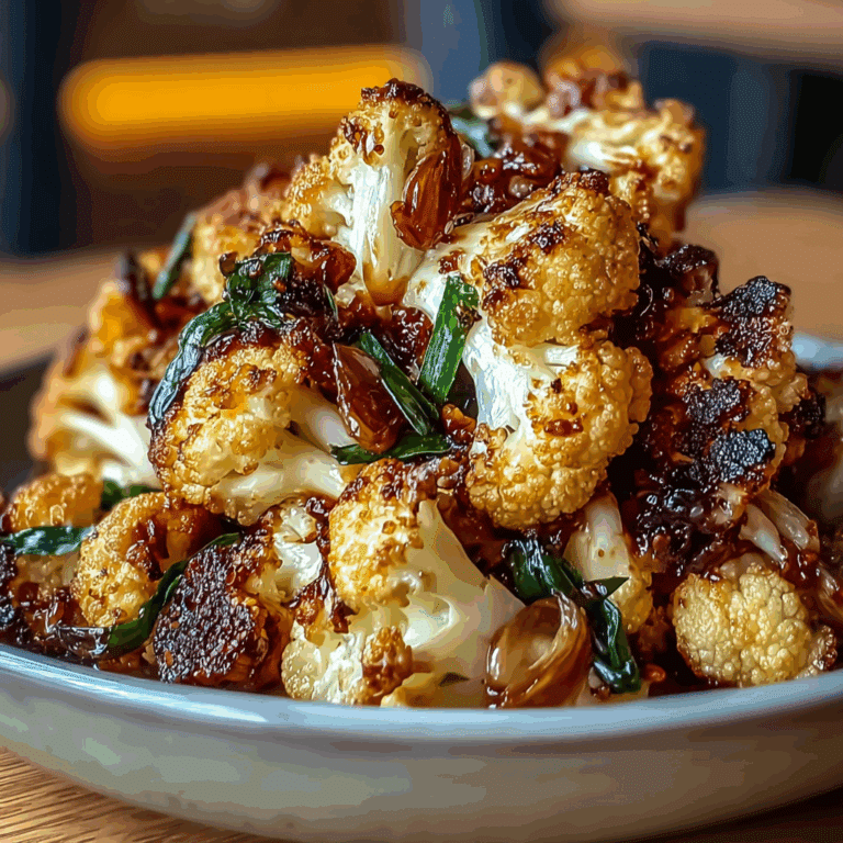 Honey Curry Roasted Cauliflower: A Flavorful Delight! Recipe
