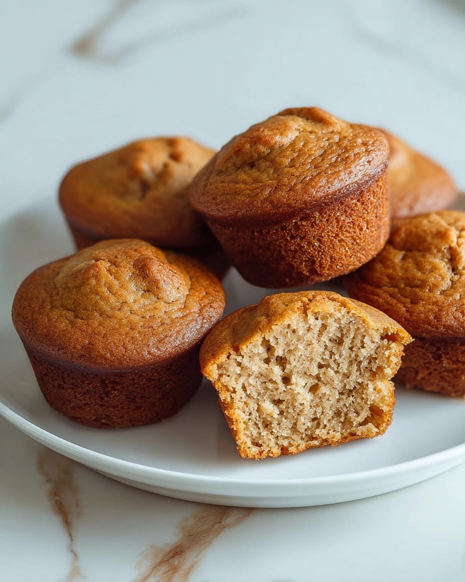 A dark grey muffin tray is filled with six white paper liners, each holding smooth, thick pumpkin-colored batter that swirls softly on top, creating small peaks and curves. The muffin tray sits on a white marbled surface with a subtle gold vein running diagonally across the background, adding a touch of shine. The batter looks creamy and dense, ready to be baked, with each muffin evenly filled but with natural, uneven tops that show the texture of the batter. photo taken with an iphone --ar 4:5 --v 7