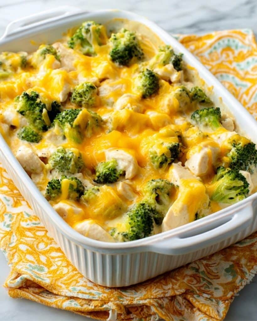 Cheesy Chicken Broccoli Casserole Recipe