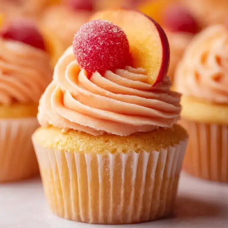 Peach Bellini Cupcakes Recipe