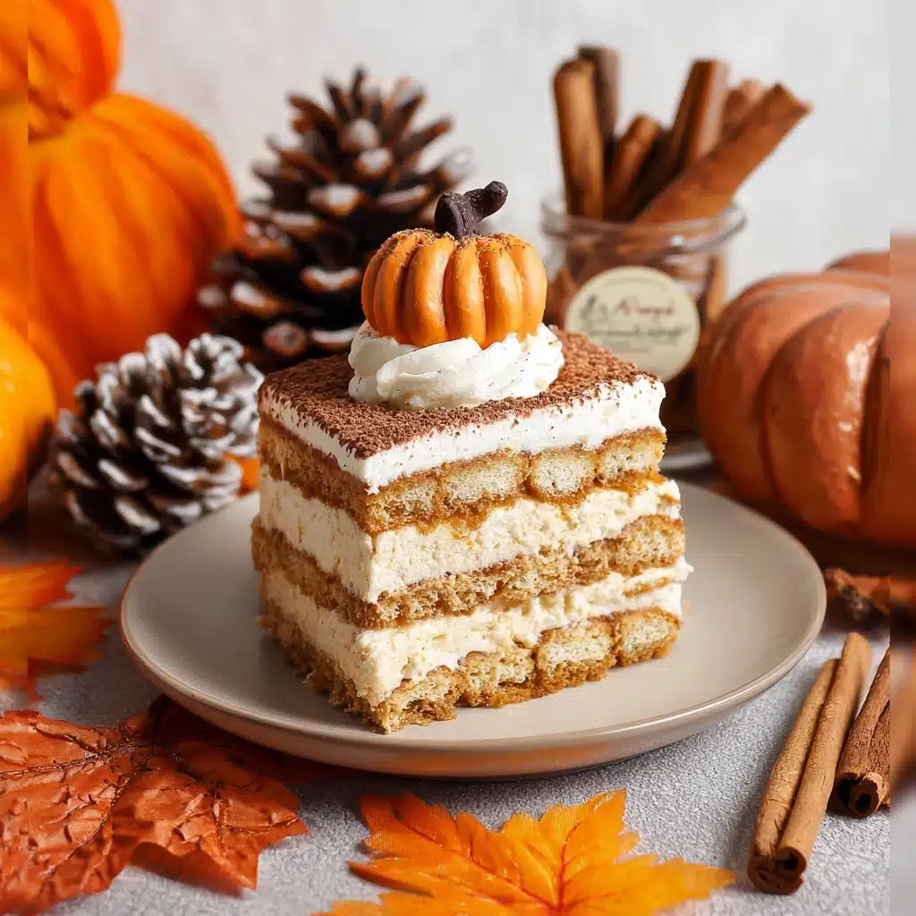 Vegan Pumpkin Spice Tiramisu Recipe - Recipe Image