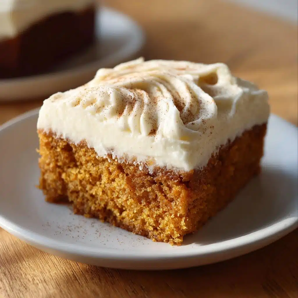 Moist Pumpkin Cake with Cream Cheese Frosting Recipe
