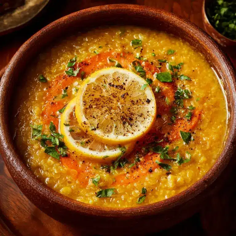 Lemon Lentil Soup Recipe