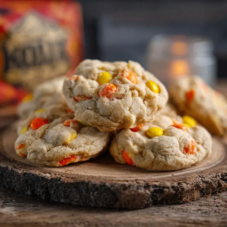White Chocolate Candy Corn Cookies Recipe