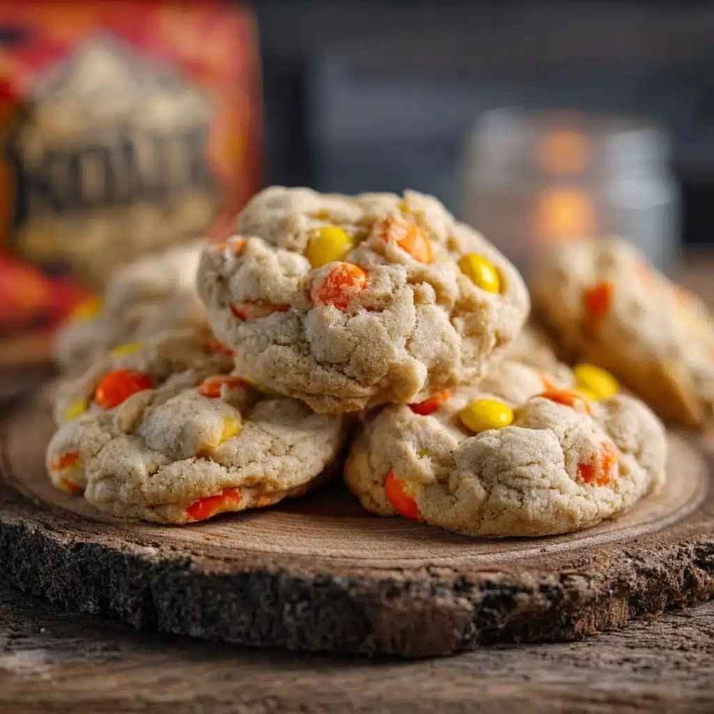 White Chocolate Candy Corn Cookies Recipe