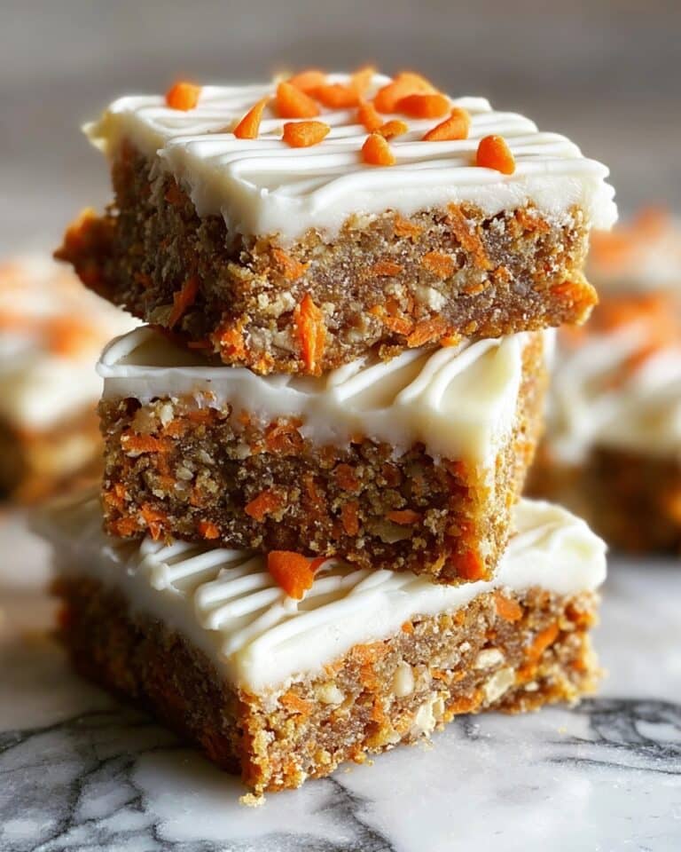 Cottage Cheese Carrot Cake Bars Recipe