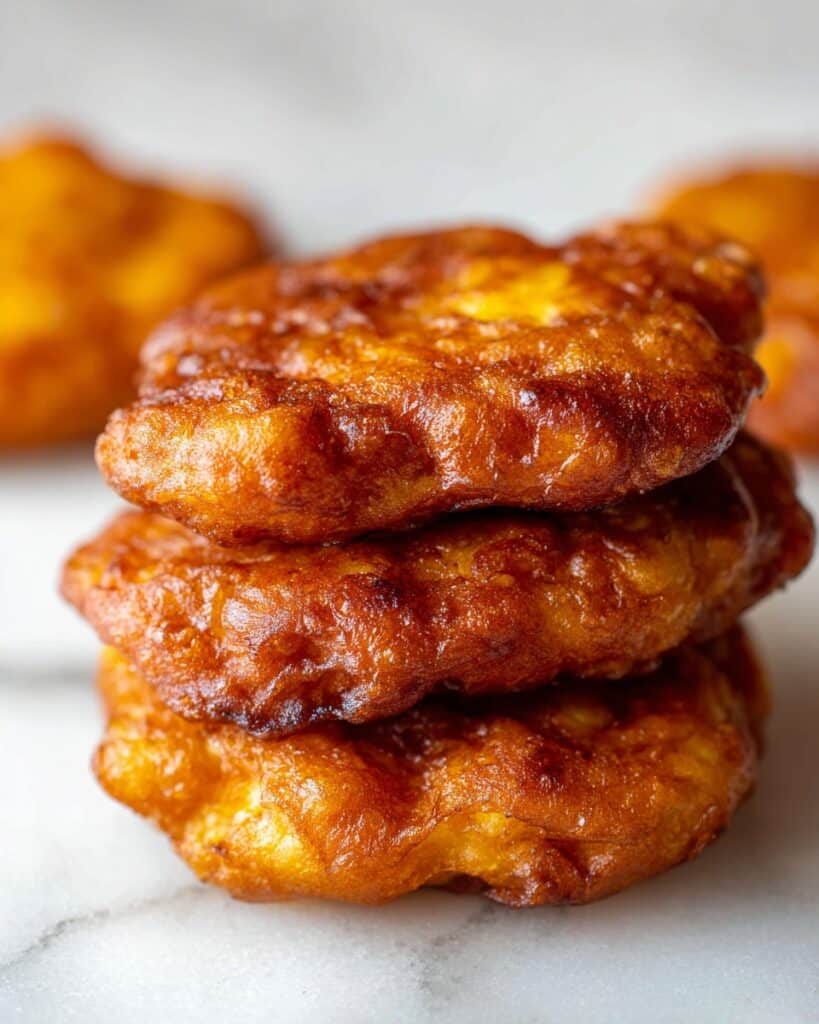 Fried Gluten-Free Apple Fritters with Maple Glaze Recipe