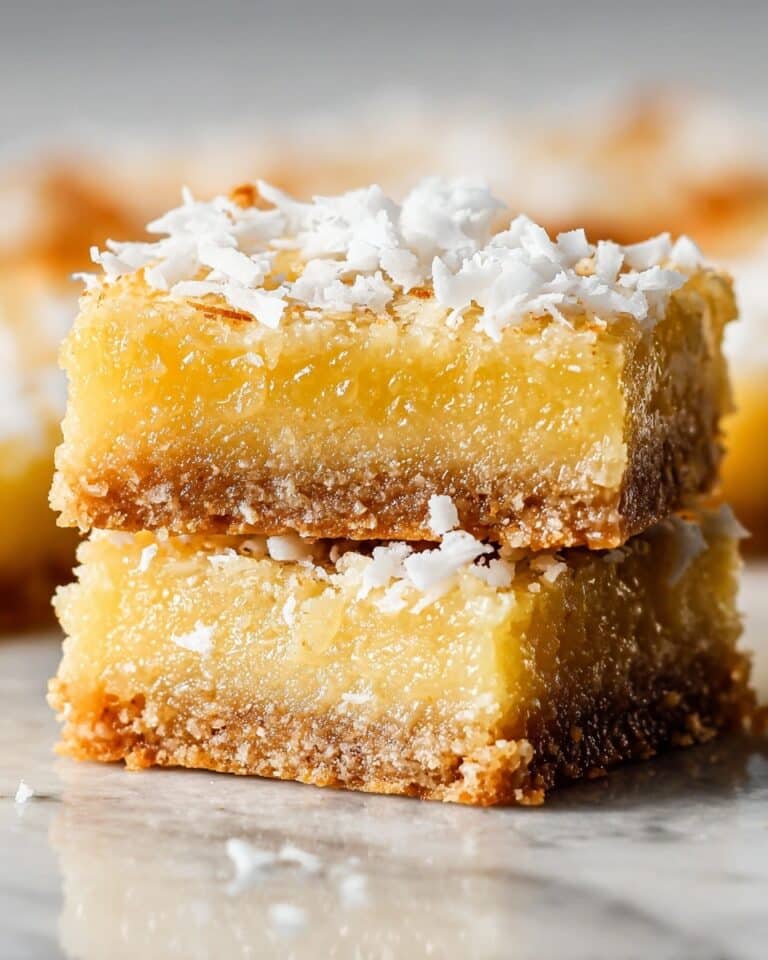 Irresistible Chewy Coconut Bars: A Sweet & Easy Dessert Recipe